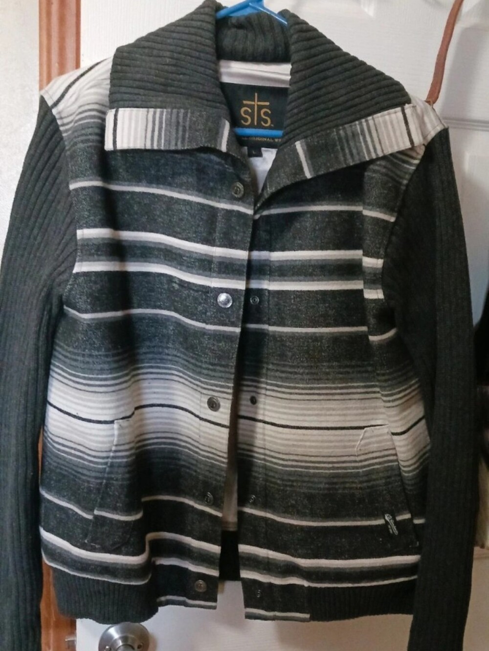STS Gray Striped Women's Jacket